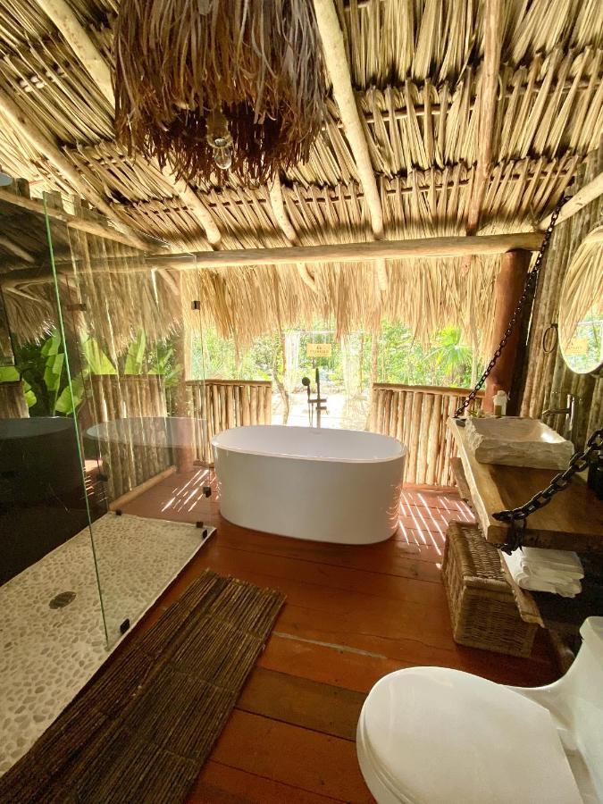 Nuscaa Boutique Tree House & Spa Hotel Puerto Morelos Exterior foto