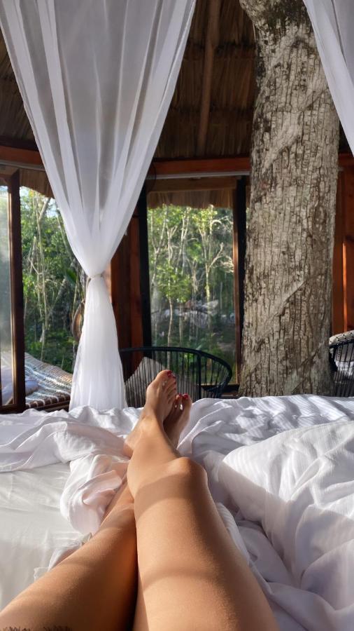 Nuscaa Boutique Tree House & Spa Hotel Puerto Morelos Exterior foto